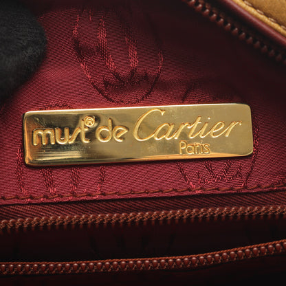 トリニティ ショルダーバッグ レザー イエローブラウン ボルドー カルティエ バッグ Cartier