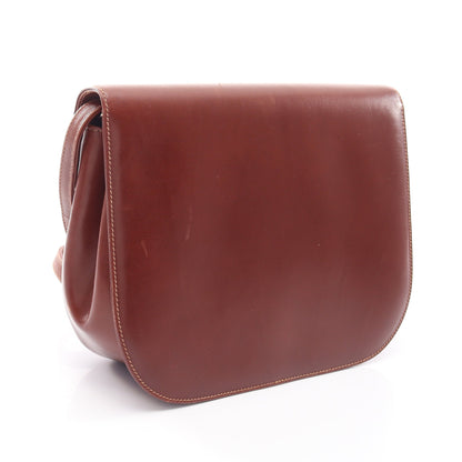 ガニチーニ ショルダーバッグ レザー ブラウン サルヴァトーレフェラガモ バッグ Salvatore Ferragamo