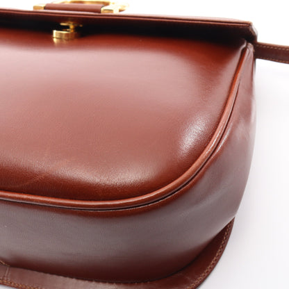 ガニチーニ ショルダーバッグ レザー ブラウン サルヴァトーレフェラガモ バッグ Salvatore Ferragamo
