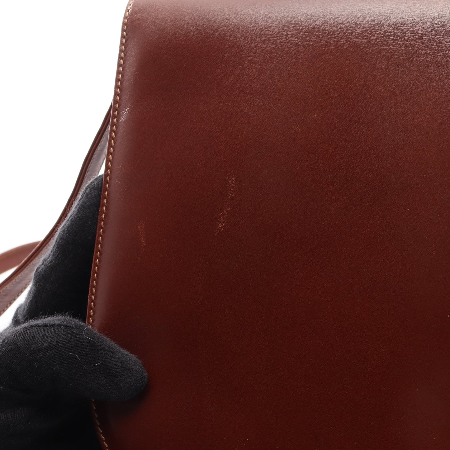 ガニチーニ ショルダーバッグ レザー ブラウン サルヴァトーレフェラガモ バッグ Salvatore Ferragamo