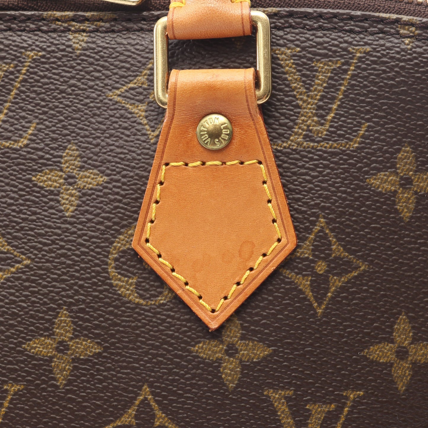 アルマPM モノグラム ハンドバッグ PVC レザー ブラウン ルイヴィトン バッグ LOUIS VUITTON