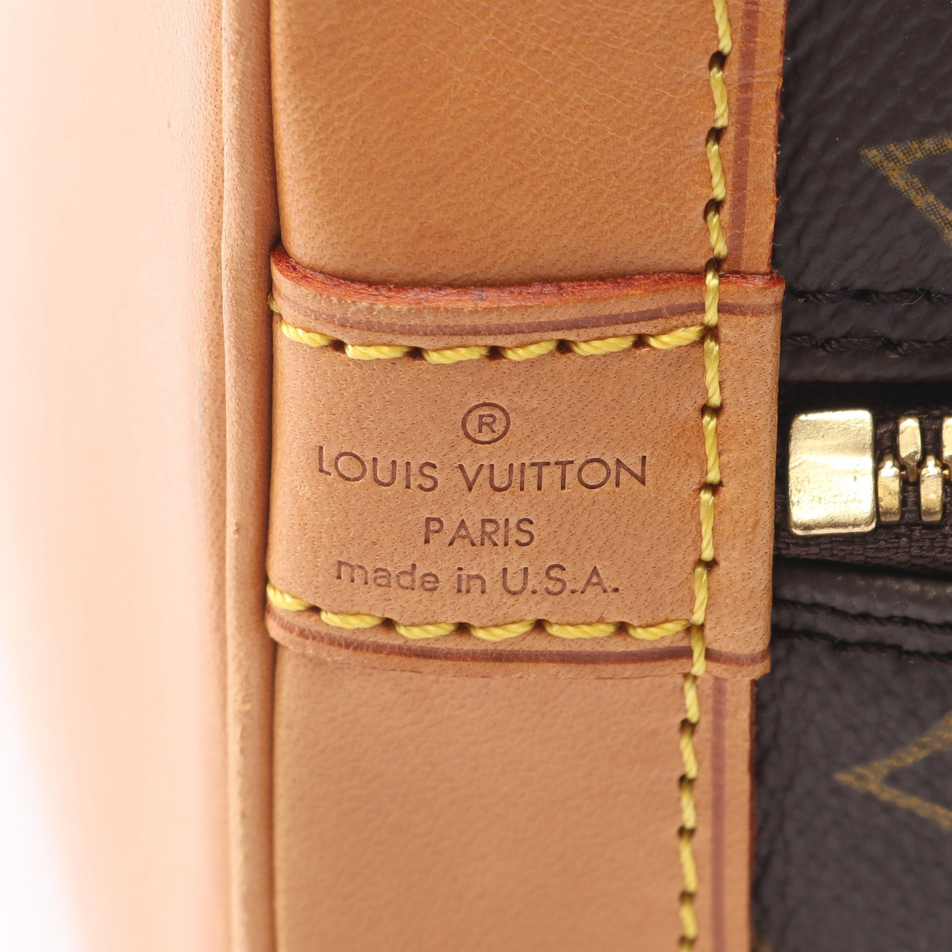 アルマPM モノグラム ハンドバッグ PVC レザー ブラウン ルイヴィトン バッグ LOUIS VUITTON