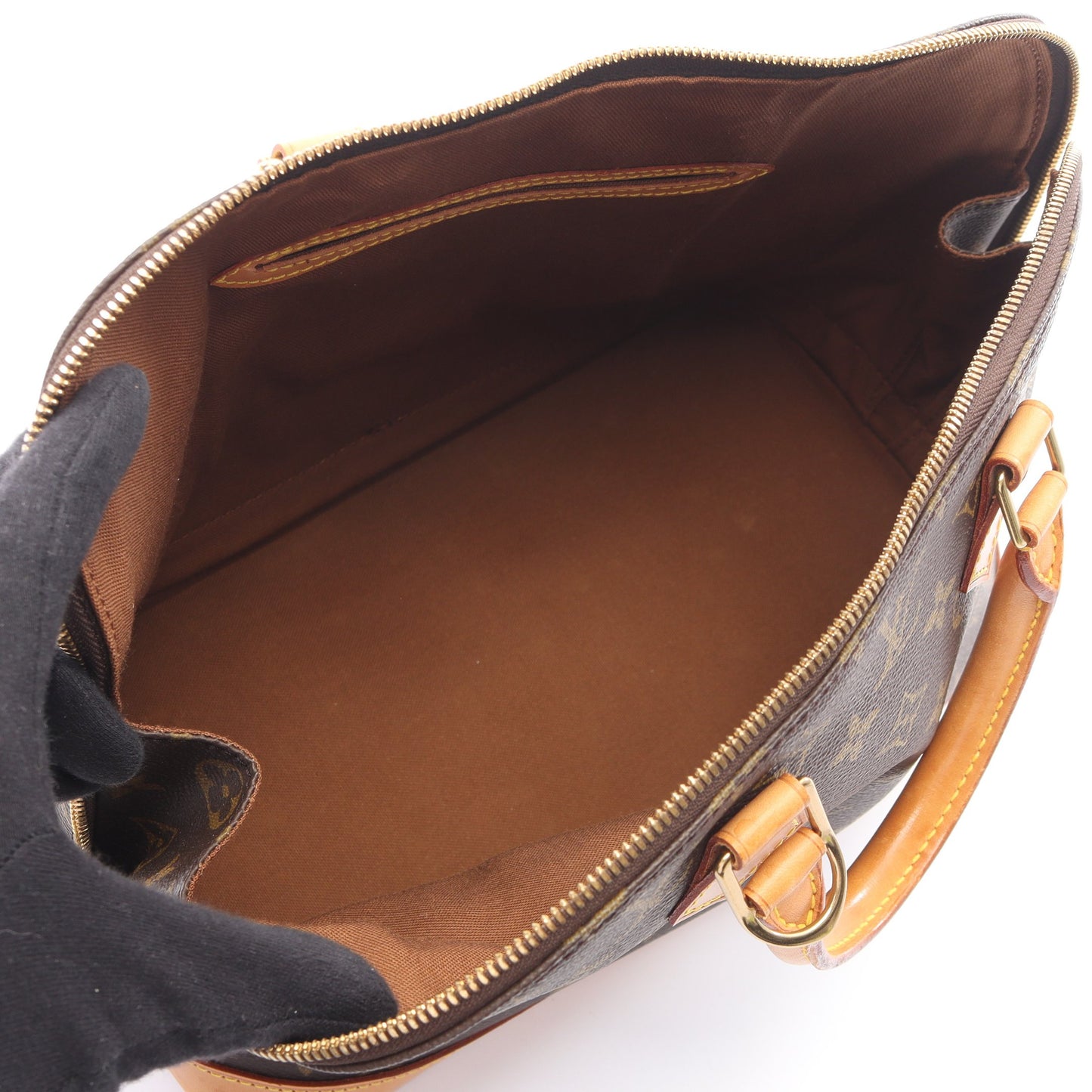 アルマPM モノグラム ハンドバッグ PVC レザー ブラウン ルイヴィトン バッグ LOUIS VUITTON