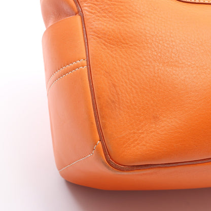 ブギーバッグ ハンドバッグ レザー オレンジ セリーヌ バッグ CELINE