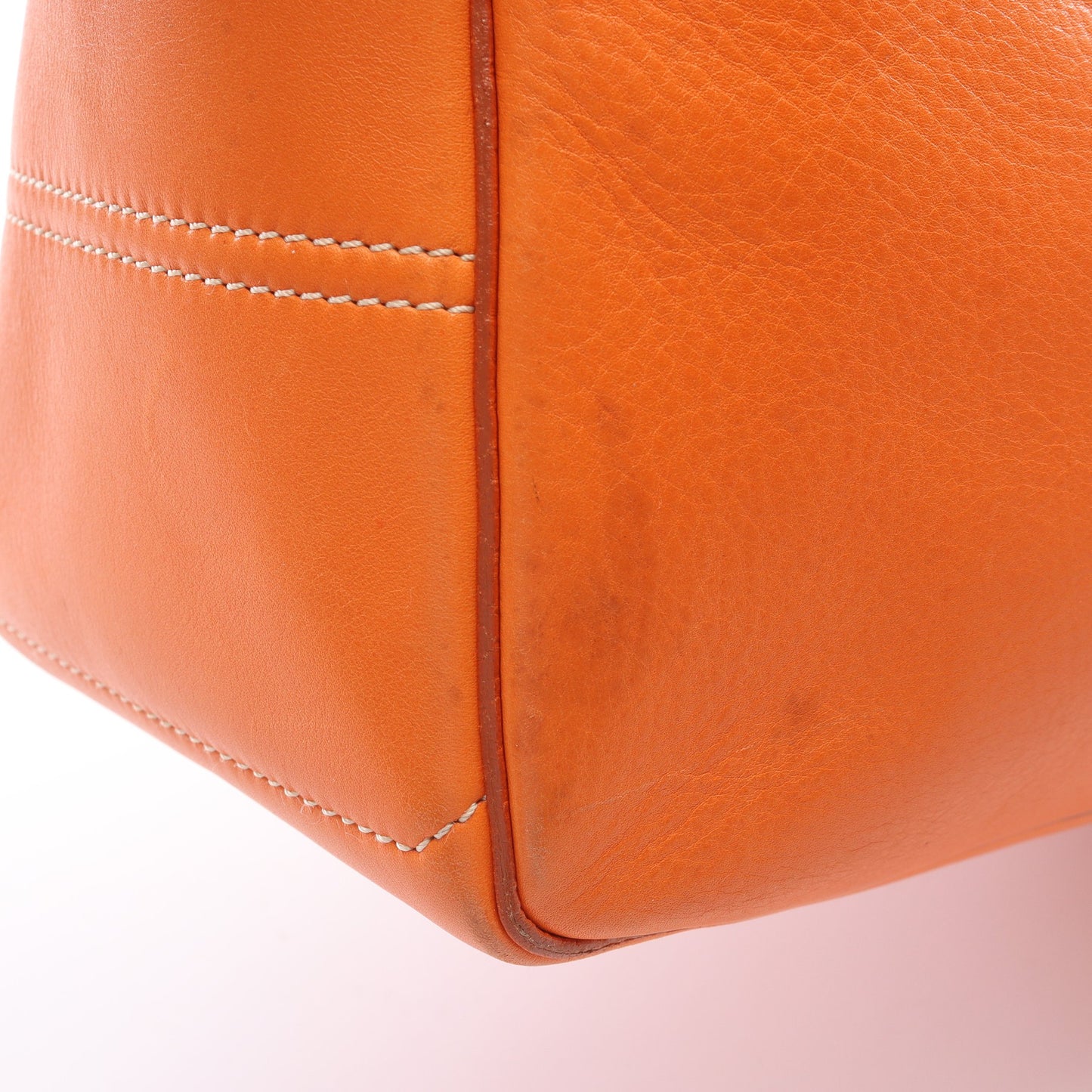 ブギーバッグ ハンドバッグ レザー オレンジ セリーヌ バッグ CELINE