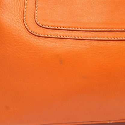 ブギーバッグ ハンドバッグ レザー オレンジ セリーヌ バッグ CELINE
