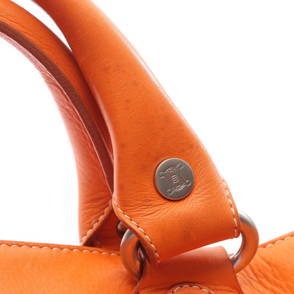 ブギーバッグ ハンドバッグ レザー オレンジ セリーヌ バッグ CELINE