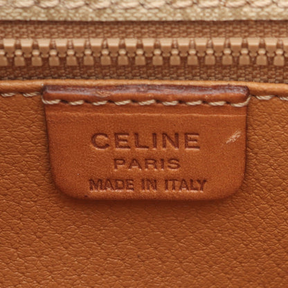 トリオンフ ショルダーバッグ PVC レザー ベージュ ブラウン セリーヌ バッグ CELINE