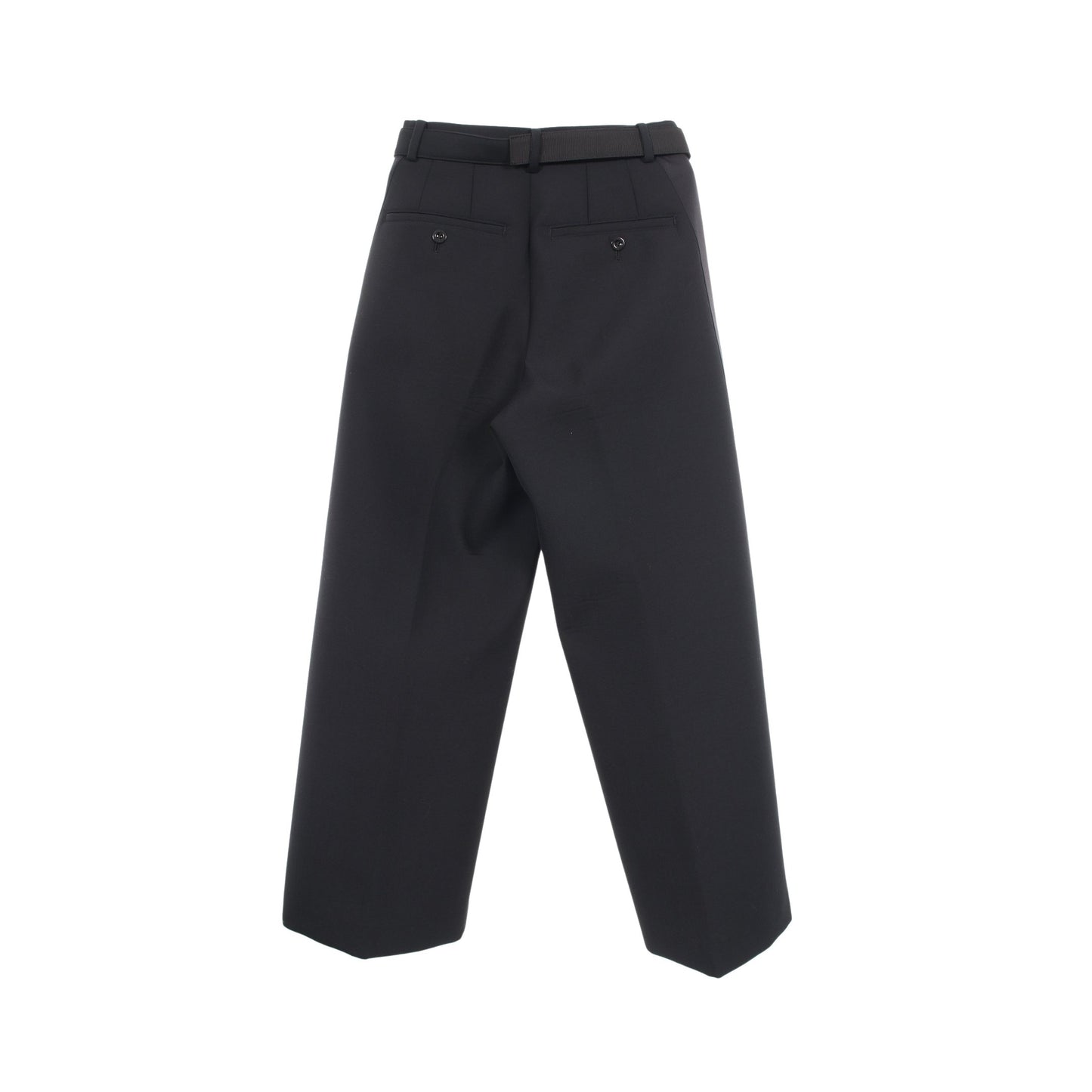 Suiting Bonding Pants サイドライン パンツ ウール ブラック サカイ