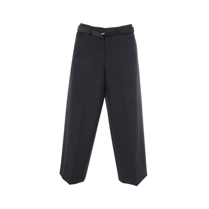 Suiting Bonding Pants サイドライン パンツ ウール ブラック サカイ