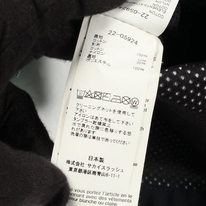 Bandana Print Blouson クロップド ジャケット コットン グリーン サカイ