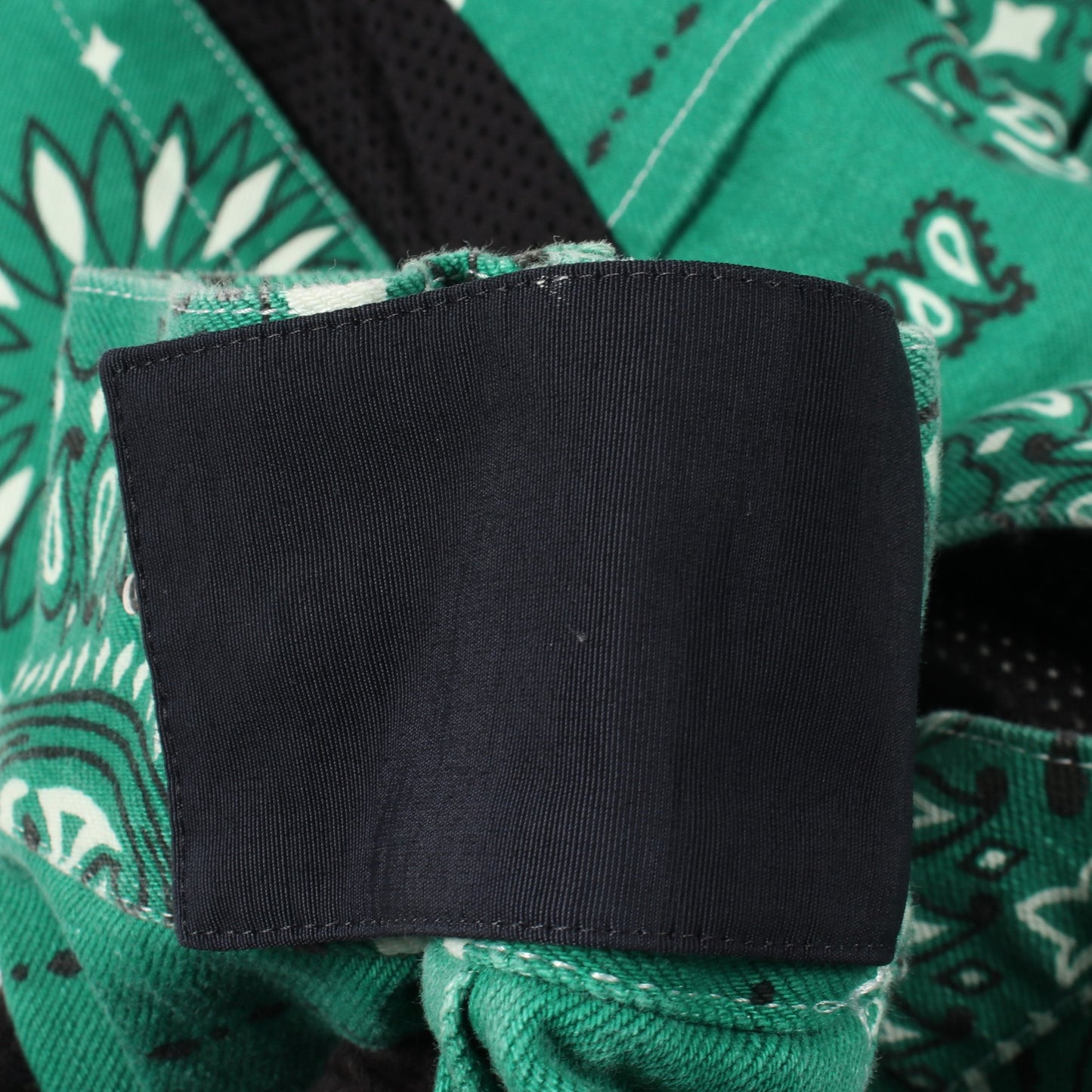 Bandana Print Blouson クロップド ジャケット コットン グリーン サカイ