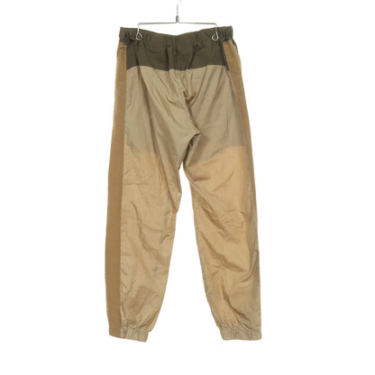 Grosgrain Mix Pants グログランミックス パンツ ナイロン カーキベージュ カーキグリーン イエローブラウン サカイ