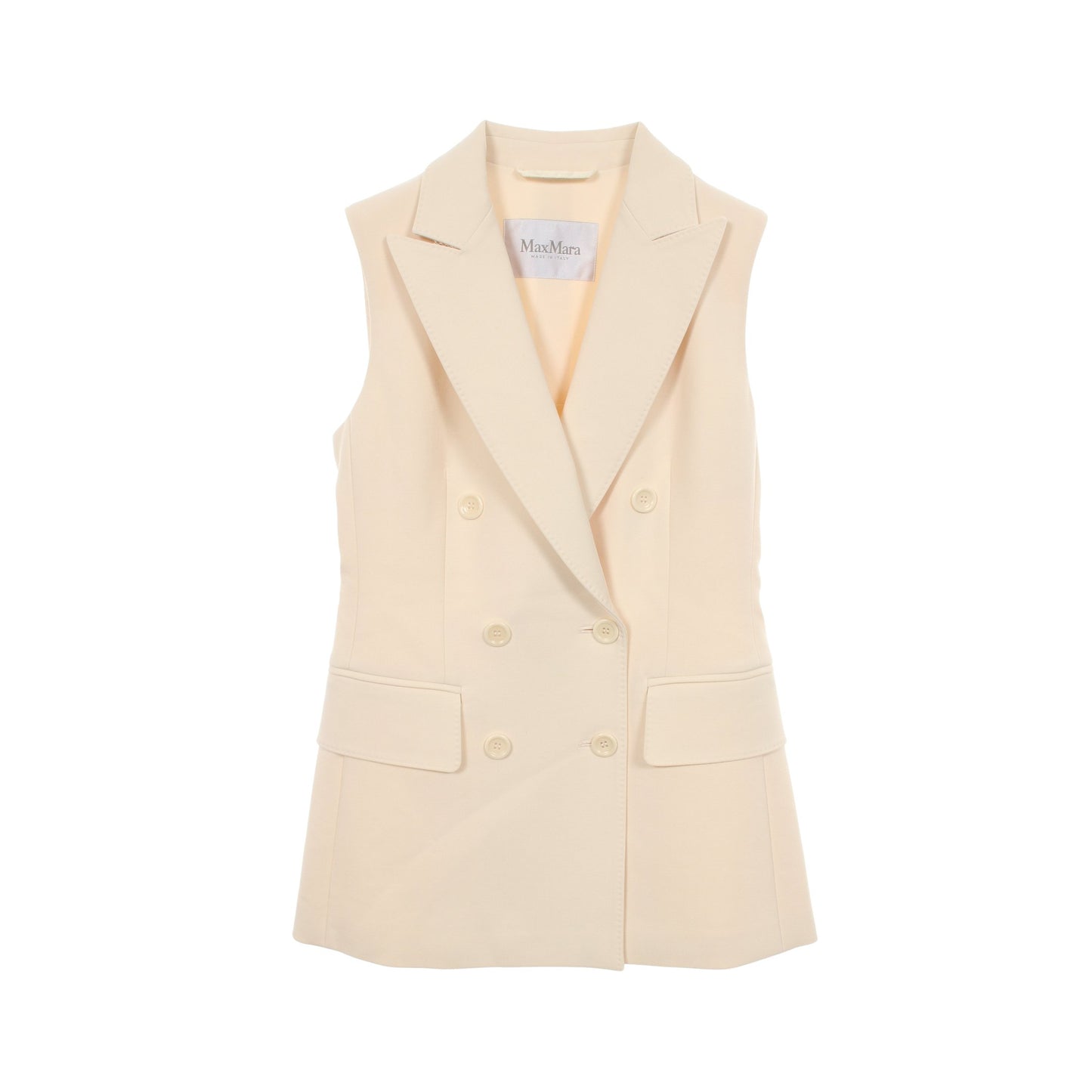 ジレ ウール アイボリー マックスマーラ トップス Max Mara
