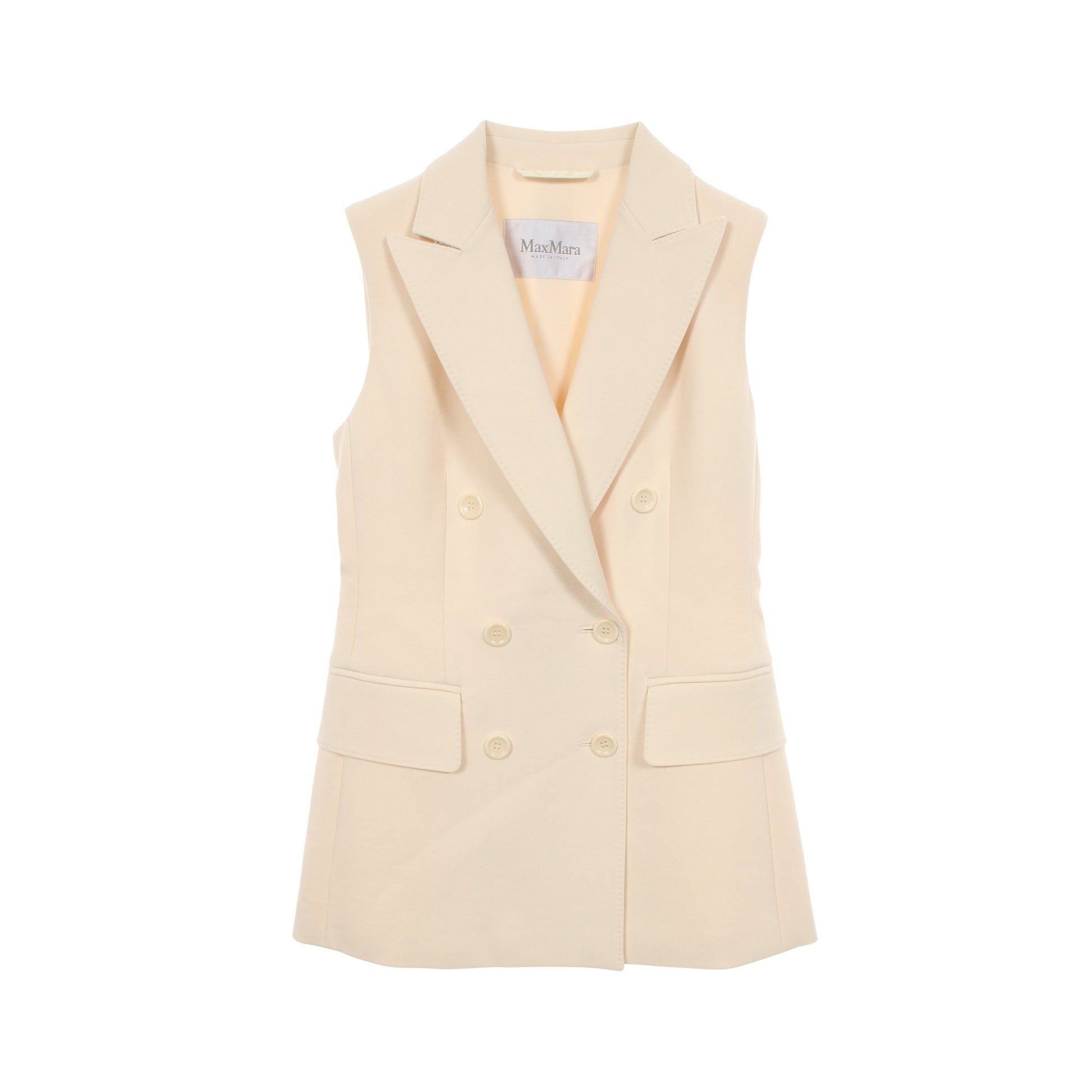 ジレ ウール アイボリー マックスマーラ トップス Max Mara