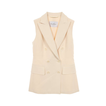 ジレ ウール アイボリー マックスマーラ トップス Max Mara