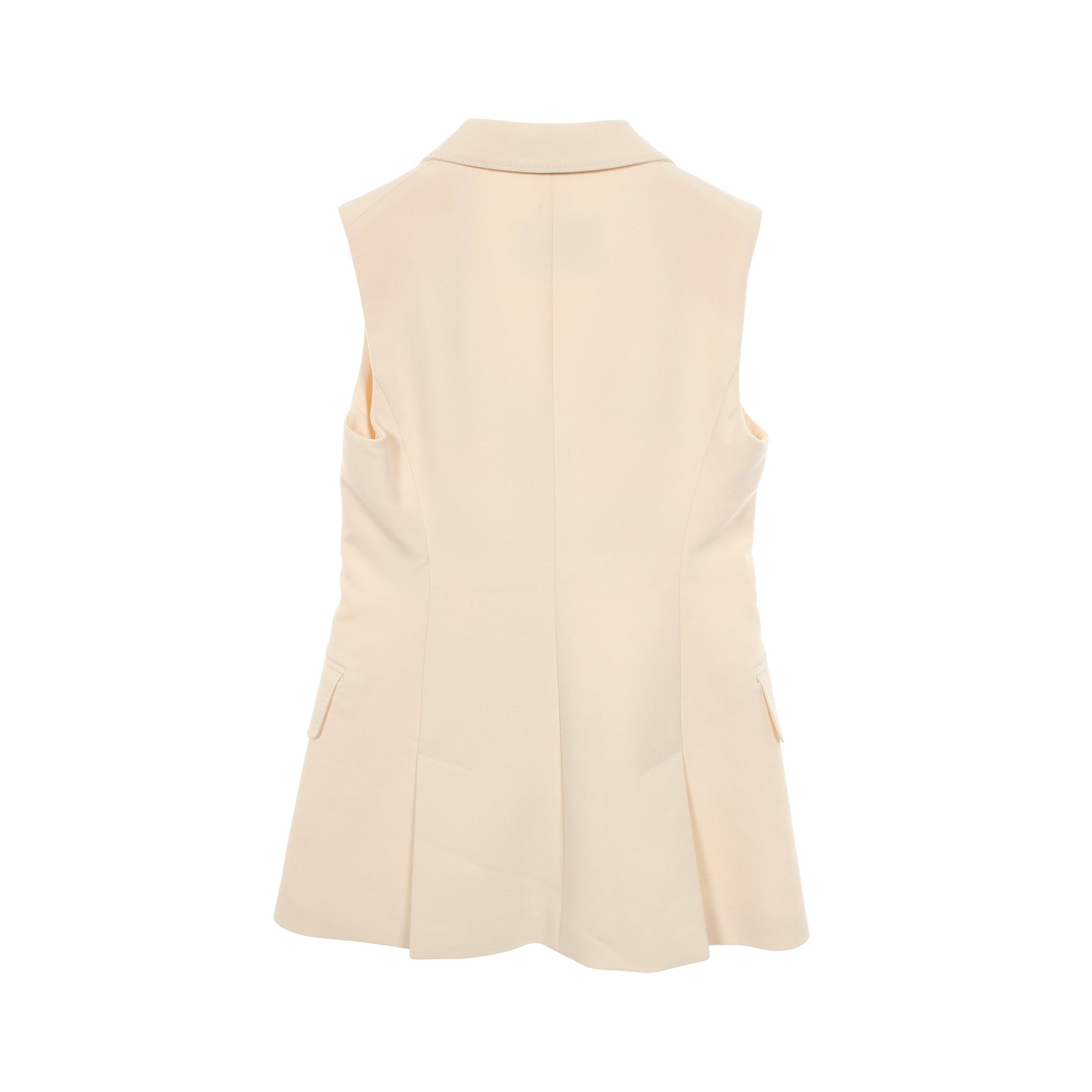 ジレ ウール アイボリー マックスマーラ トップス Max Mara