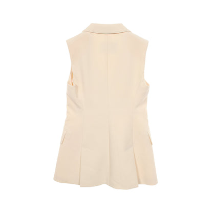 ジレ ウール アイボリー マックスマーラ トップス Max Mara