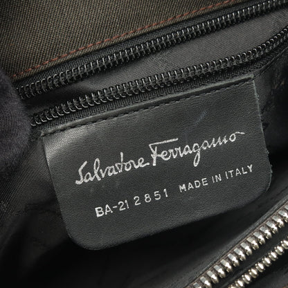 ガンチーニ ワンショルダーバッグ キャンバス グレーグリーン サルヴァトーレフェラガモ バッグ Salvatore Ferragamo
