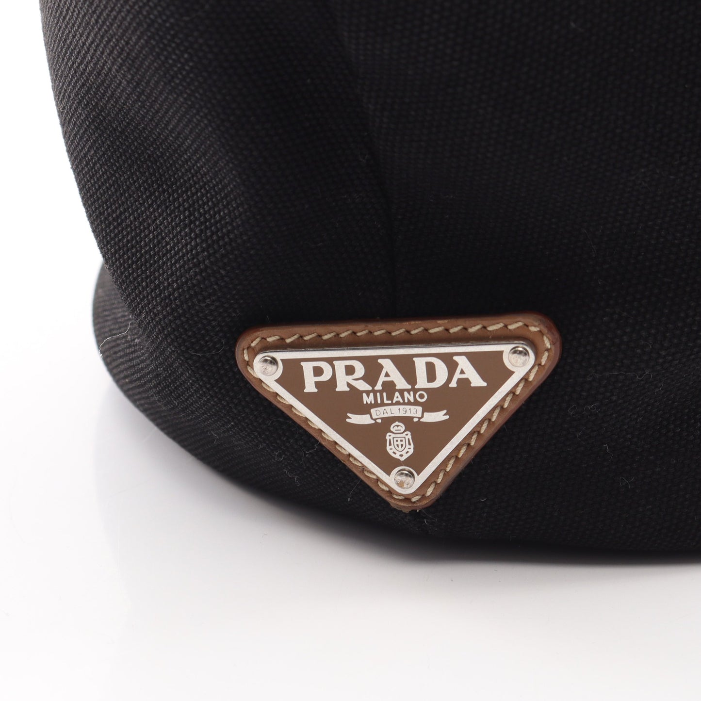 CANAPA カナパ ハンドバッグ トートバッグ キャンバス ブラック プラダ バッグ PRADA