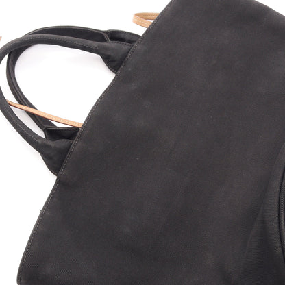 CANAPA カナパ ハンドバッグ トートバッグ キャンバス ブラック プラダ バッグ PRADA