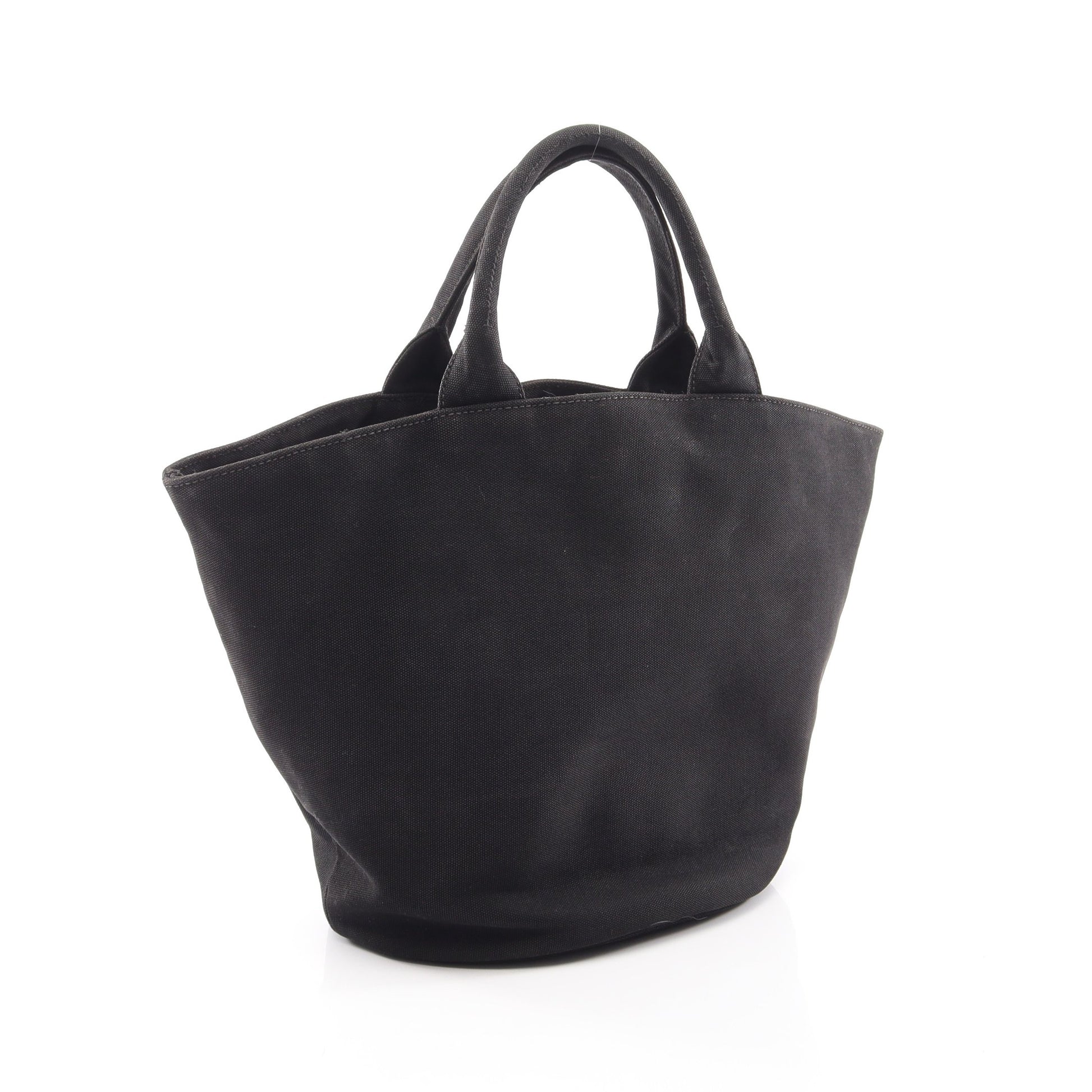 CANAPA カナパ ハンドバッグ トートバッグ キャンバス ブラック プラダ バッグ PRADA