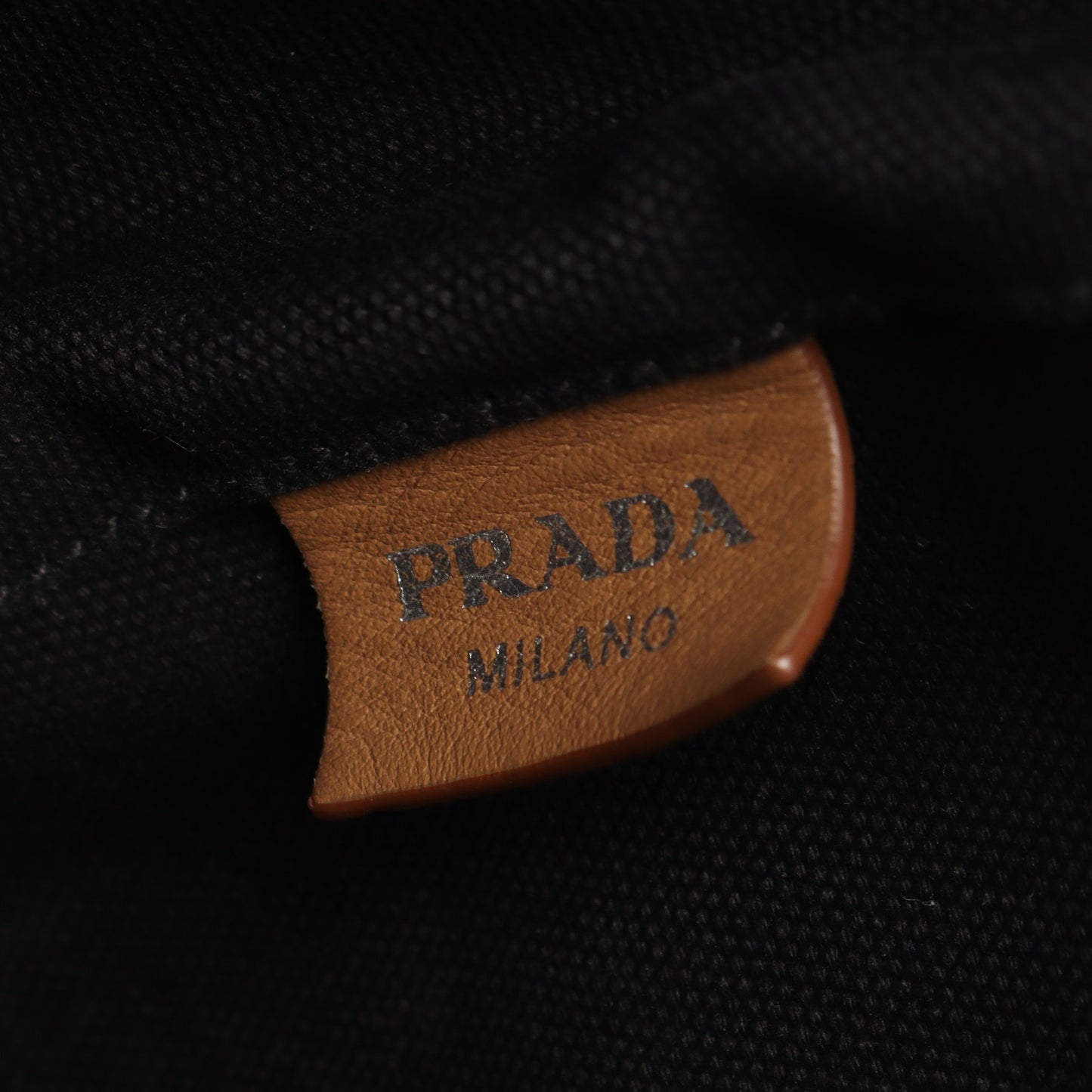CANAPA カナパ ハンドバッグ トートバッグ キャンバス ブラック プラダ バッグ PRADA