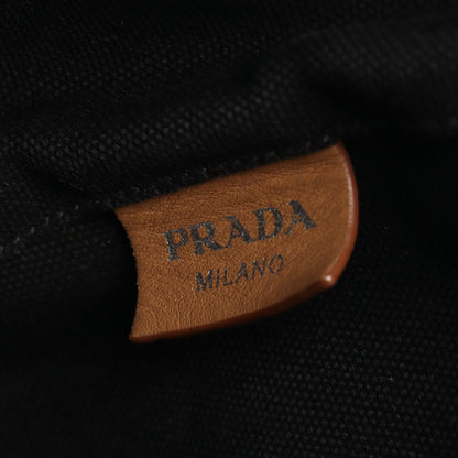 CANAPA カナパ ハンドバッグ トートバッグ キャンバス ブラック プラダ バッグ PRADA