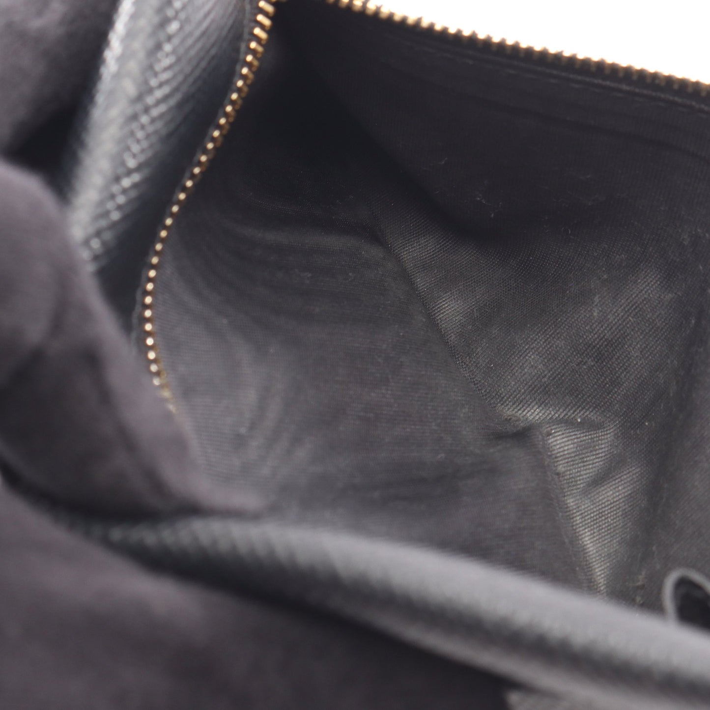 SAFFIANO CUIR エンベロップ 二つ折り長財布 サフィアーノレザー ブラック プラダ