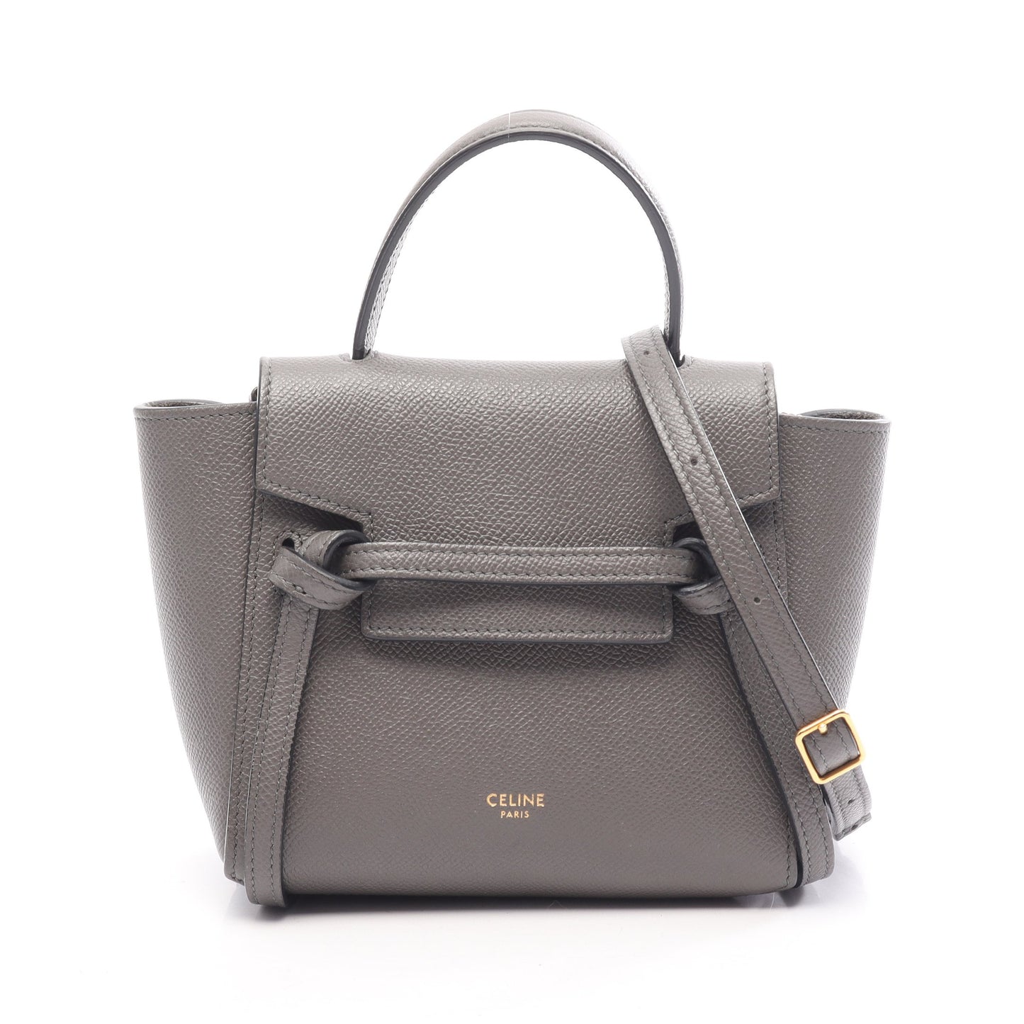 PICO BELT BAG ピコ ベルトバッグ 2WAY ハンドバッグ レザー グレー セリーヌ