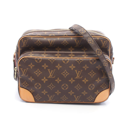 ナイル モノグラム ショルダーバッグ PVC レザー ブラウン ルイヴィトン バッグ LOUIS VUITTON