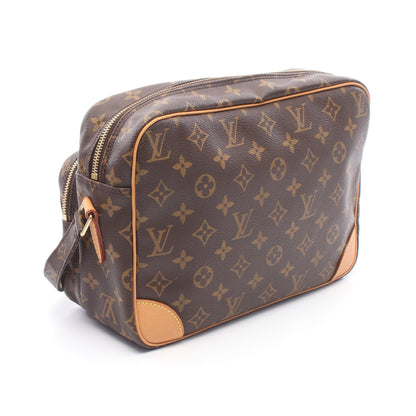 ナイル モノグラム ショルダーバッグ PVC レザー ブラウン ルイヴィトン バッグ LOUIS VUITTON