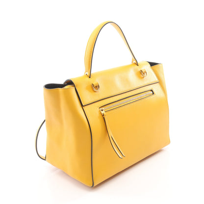 BELT BAG MINI ベルトバッグ ミニ 2WAY ハンドバッグ レザー オレンジイエロー セリーヌ