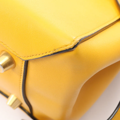BELT BAG MINI ベルトバッグ ミニ 2WAY ハンドバッグ レザー オレンジイエロー セリーヌ
