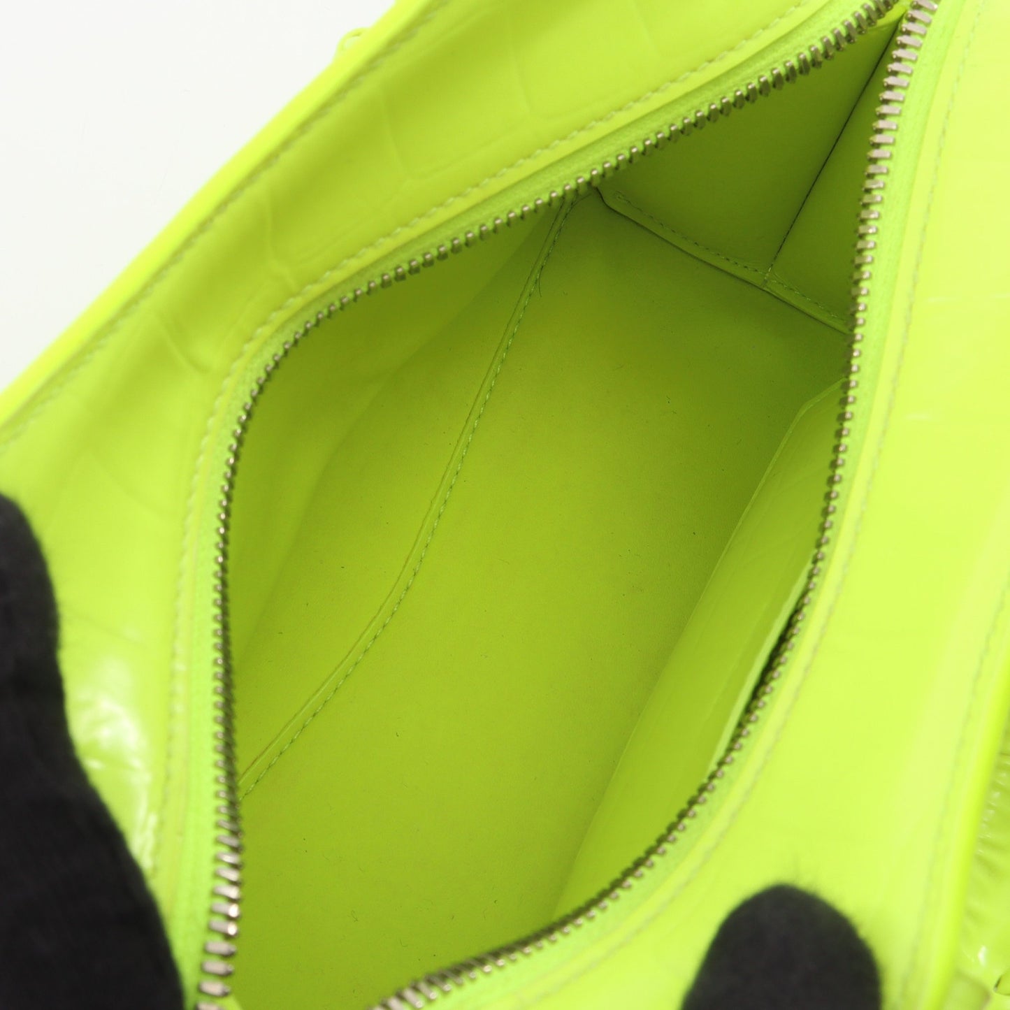 NEO CLASS CITY MINI ネオ クラシック シティ ミニ ネオンカラー 2WAY ハンドバッグ レザー イエロー バレンシアガ バッグ BALENCIAGA