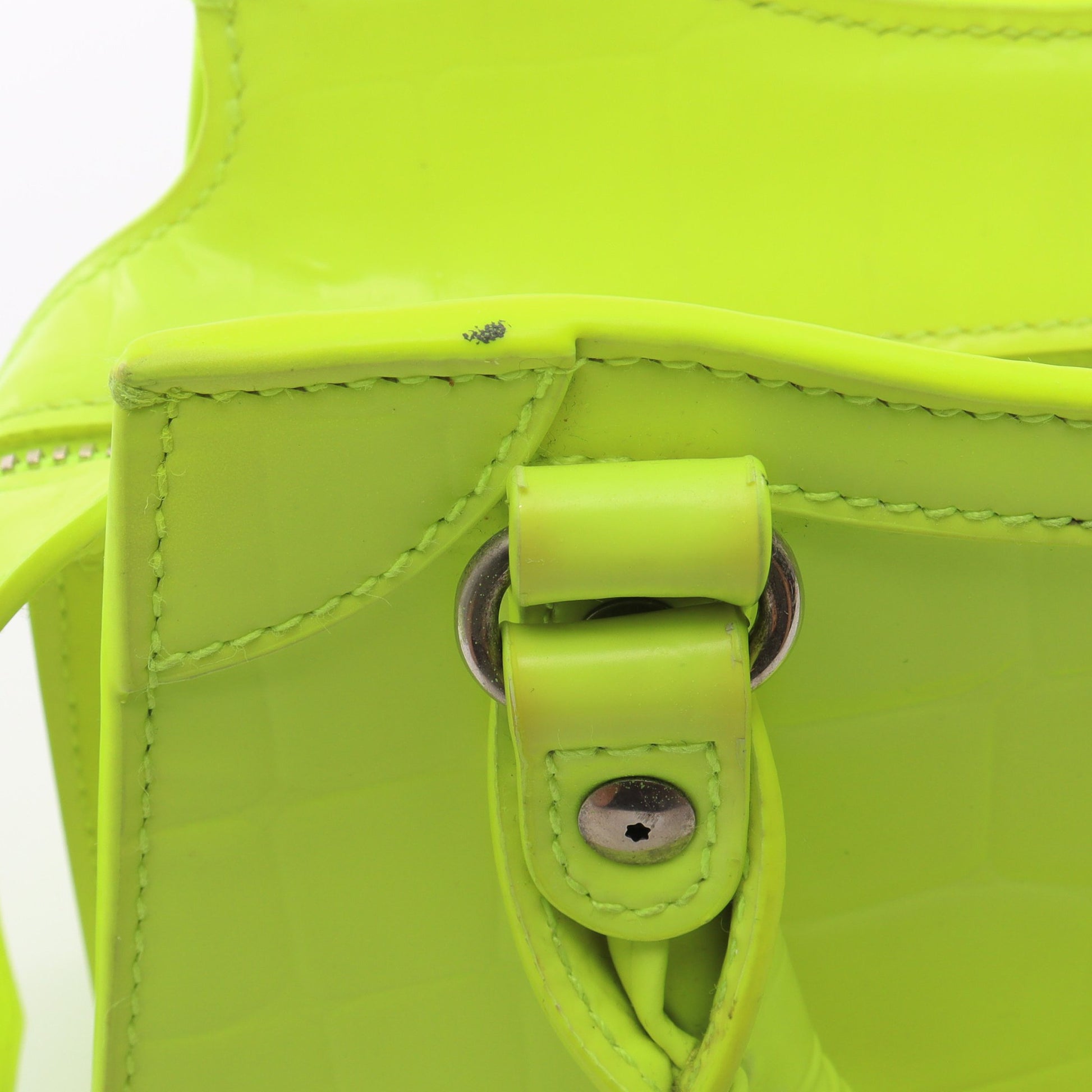 NEO CLASS CITY MINI ネオ クラシック シティ ミニ ネオンカラー 2WAY ハンドバッグ レザー イエロー バレンシアガ バッグ BALENCIAGA