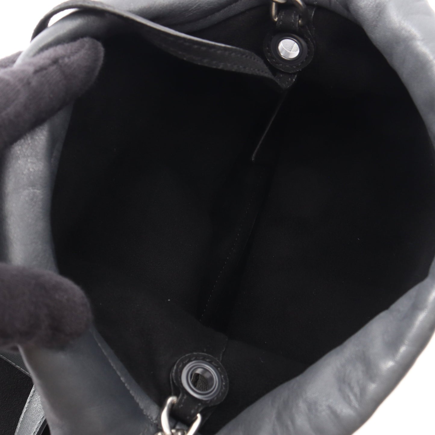 TEDDY SMALL テディ スモール ポーチ付き チェーンショルダーバッグ レザー グレー サンローランパリ バッグ SAINT LAURENT PARIS