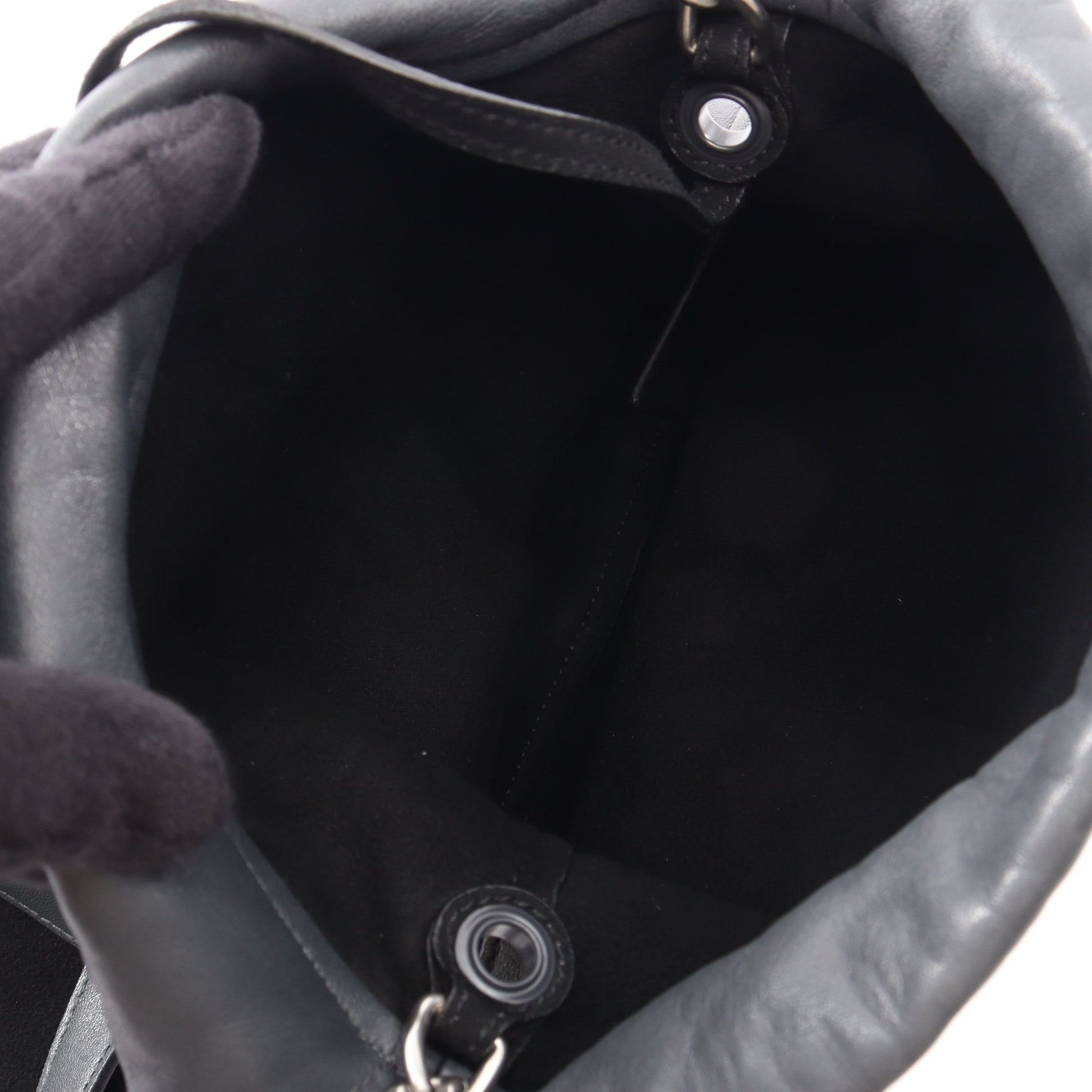TEDDY SMALL テディ スモール ポーチ付き チェーンショルダーバッグ レザー グレー サンローランパリ バッグ SAINT LAURENT PARIS