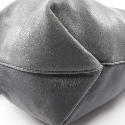 TEDDY SMALL テディ スモール ポーチ付き チェーンショルダーバッグ レザー グレー サンローランパリ バッグ SAINT LAURENT PARIS