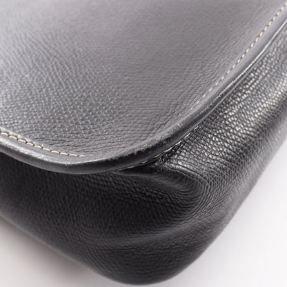 アナグラム ショルダーバッグ レザー ブラック ロエベ バッグ LOEWE