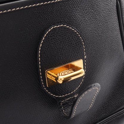 アナグラム ショルダーバッグ レザー ブラック ロエベ バッグ LOEWE