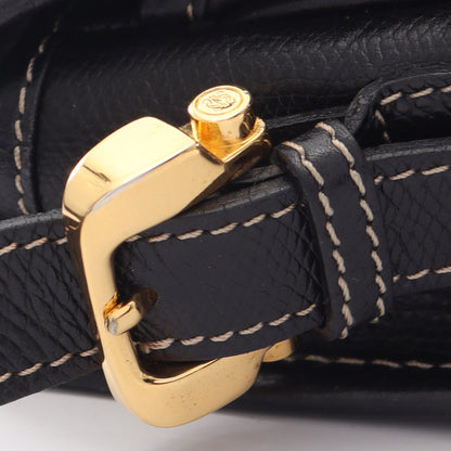 アナグラム ショルダーバッグ レザー ブラック ロエベ バッグ LOEWE