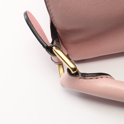 パズルバッグ ミディアム 2WAY ハンドバッグ レザー ピンク ライトピンク ロエベ バッグ LOEWE