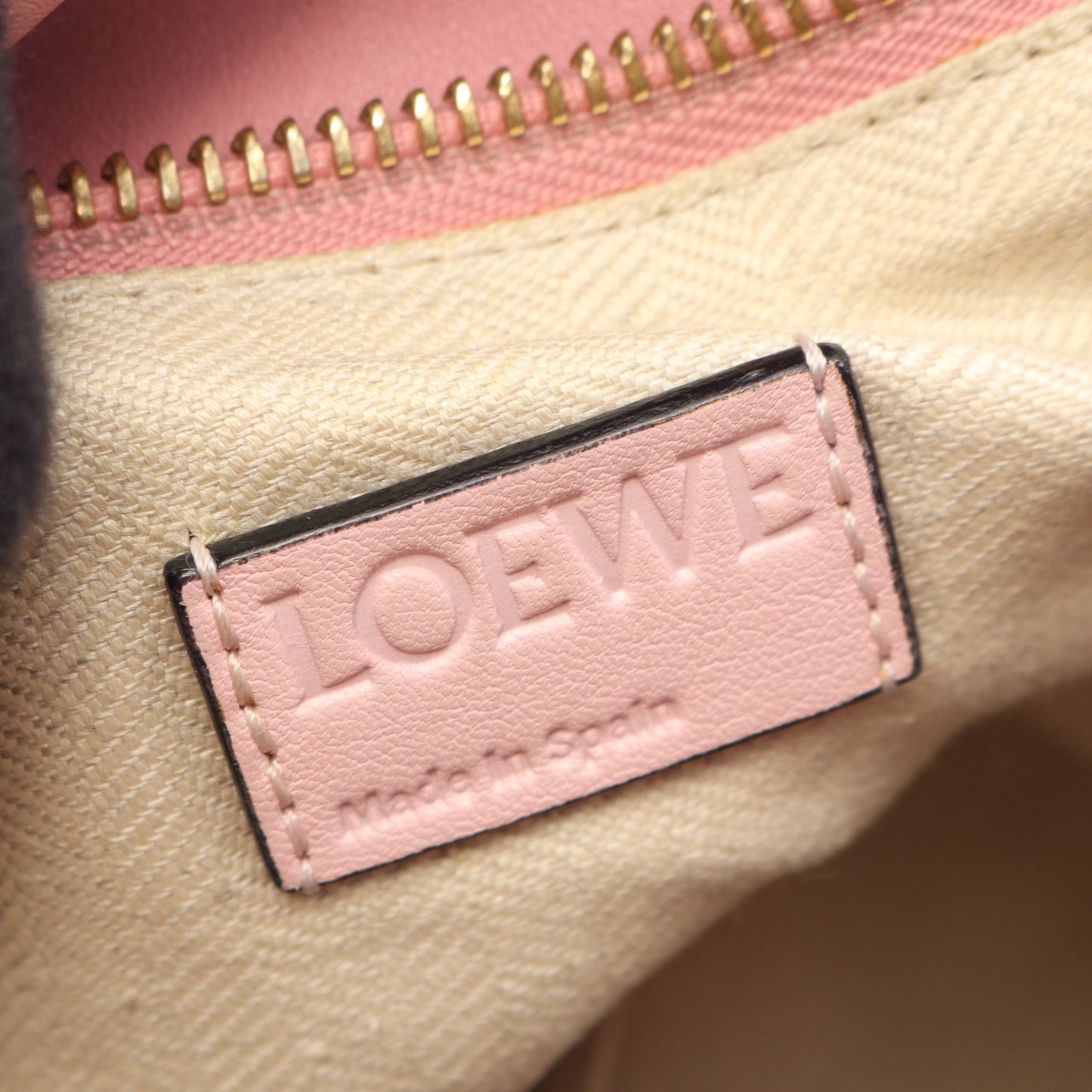 パズルバッグ ミディアム 2WAY ハンドバッグ レザー ピンク ライトピンク ロエベ バッグ LOEWE