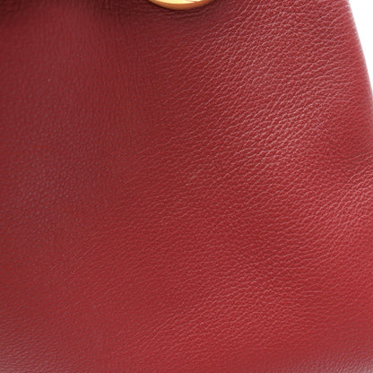 ドローストリング バックパック リュックサック レザー レッド バーバリー バッグ BURBERRY