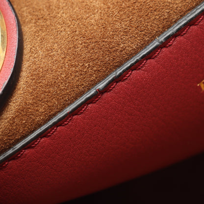 ドローストリング バックパック リュックサック レザー レッド バーバリー バッグ BURBERRY