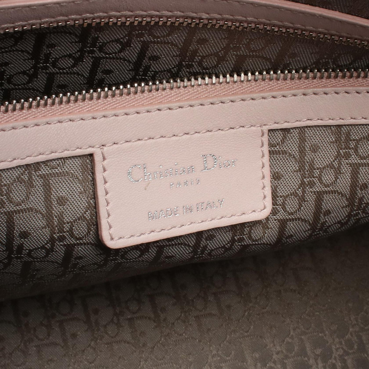 レディディオール ラージ カナージュ 2WAY ハンドバッグ レザー ライトピンク クリスチャンディオール バッグ Christian Dior