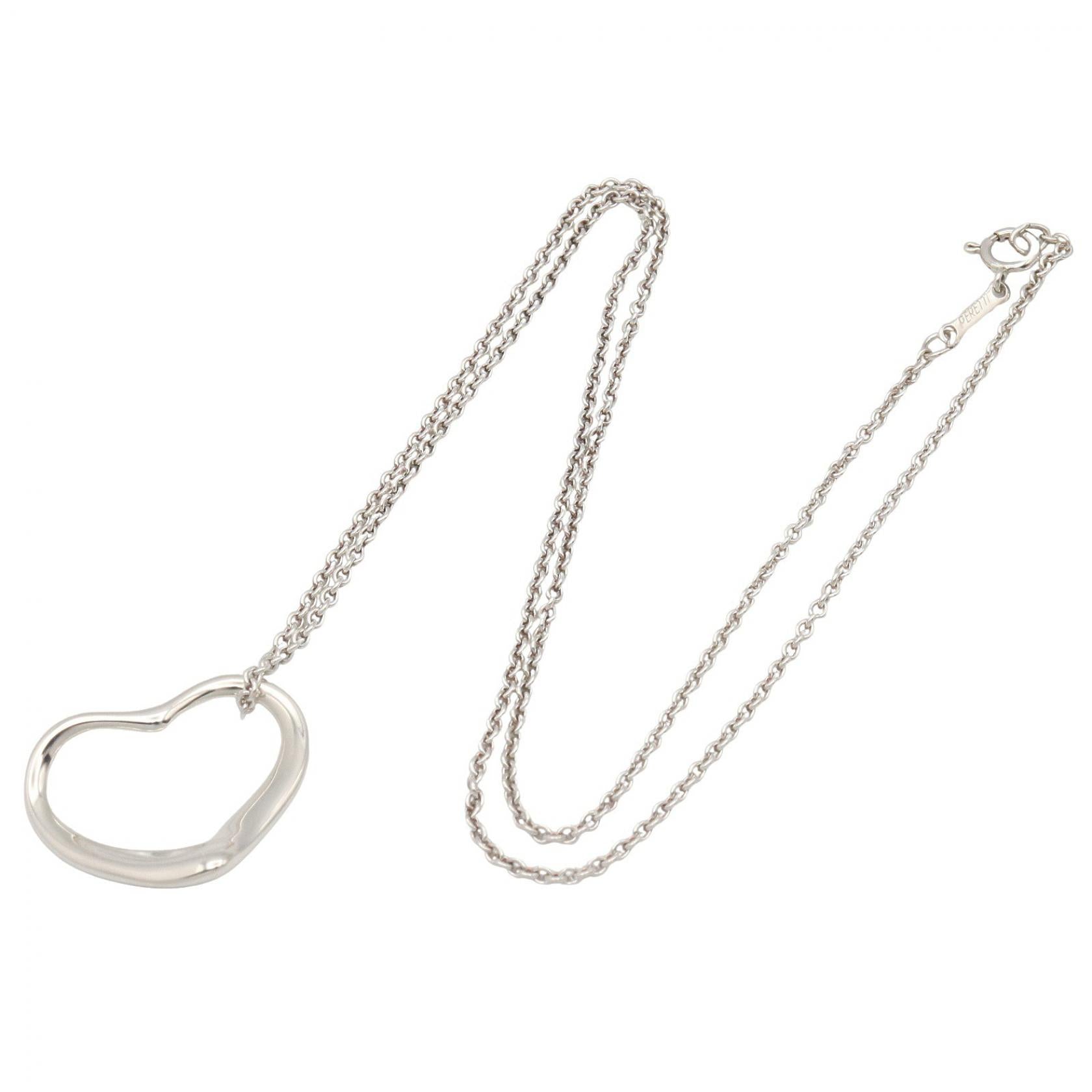 オープンハート ラージ ネックレス ネックレス SV925 シルバー ティファニー アクセサリー TIFFANY & Co.
