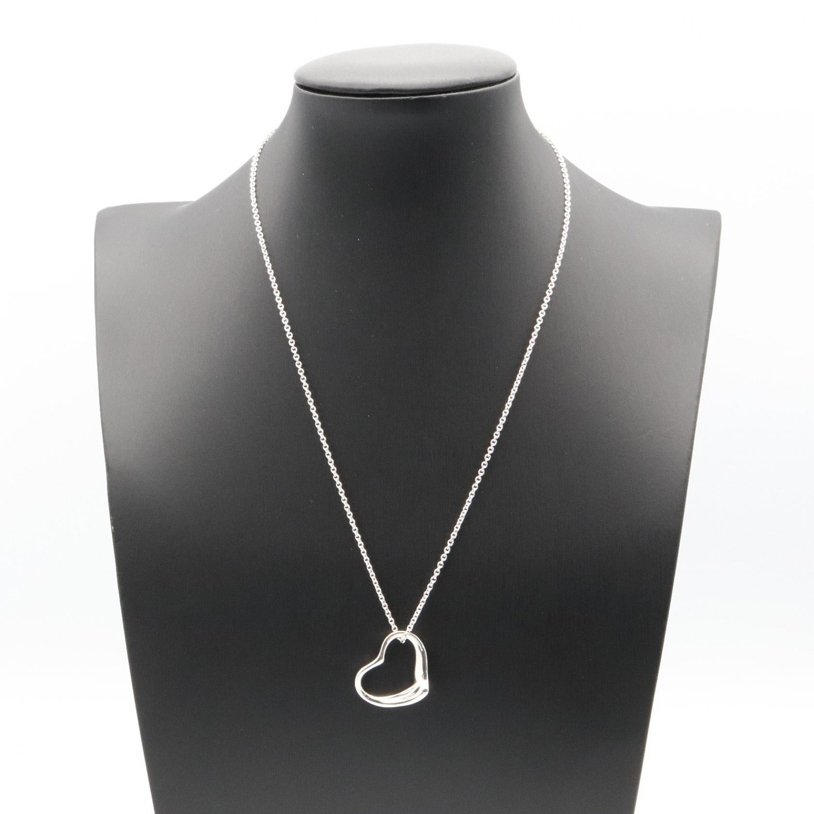 オープンハート ラージ ネックレス ネックレス SV925 シルバー ティファニー アクセサリー TIFFANY & Co.