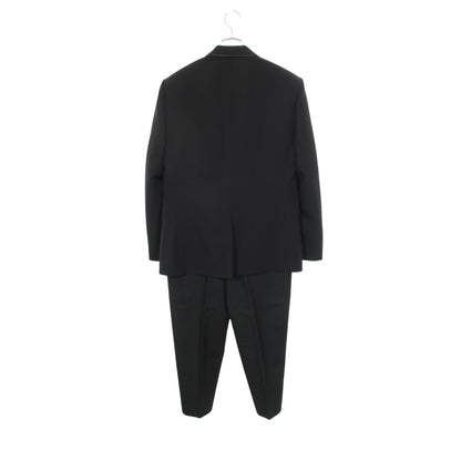 サイドライン セットアップ スーツ ウール ブラック サンローランパリ スーツ SAINT LAURENT PARIS